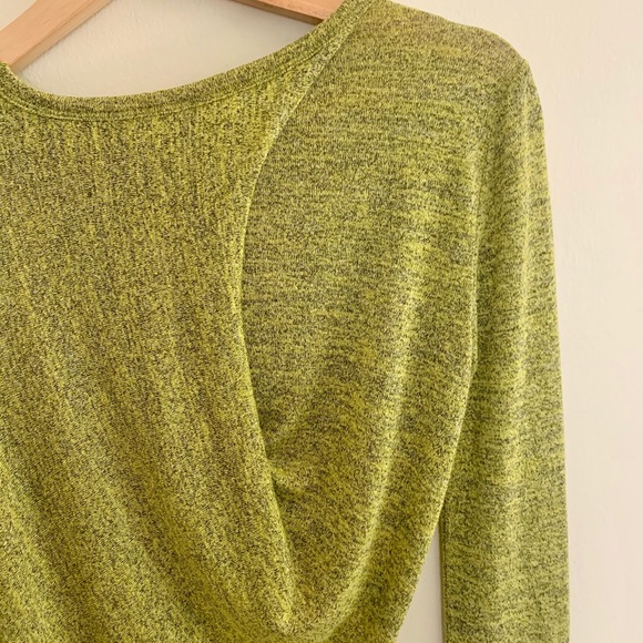 Alexander Wang chartreuse asymmetrical top - Picture 3 of 3